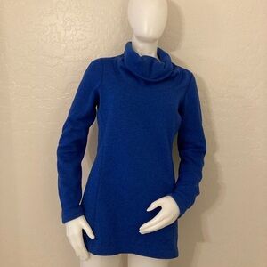 Arc’Teryx Rodina Long Sleeve Royal Blue Tunic Knit Fleece Sweater Medium